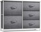 Sorbus Dresser with 5 Drawers - Storage Chest Organizer with Steel Frame, Wood Top, Handles, Fabric Bins